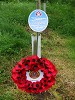 Plaque and Wreath at NMA 23rd June 2012